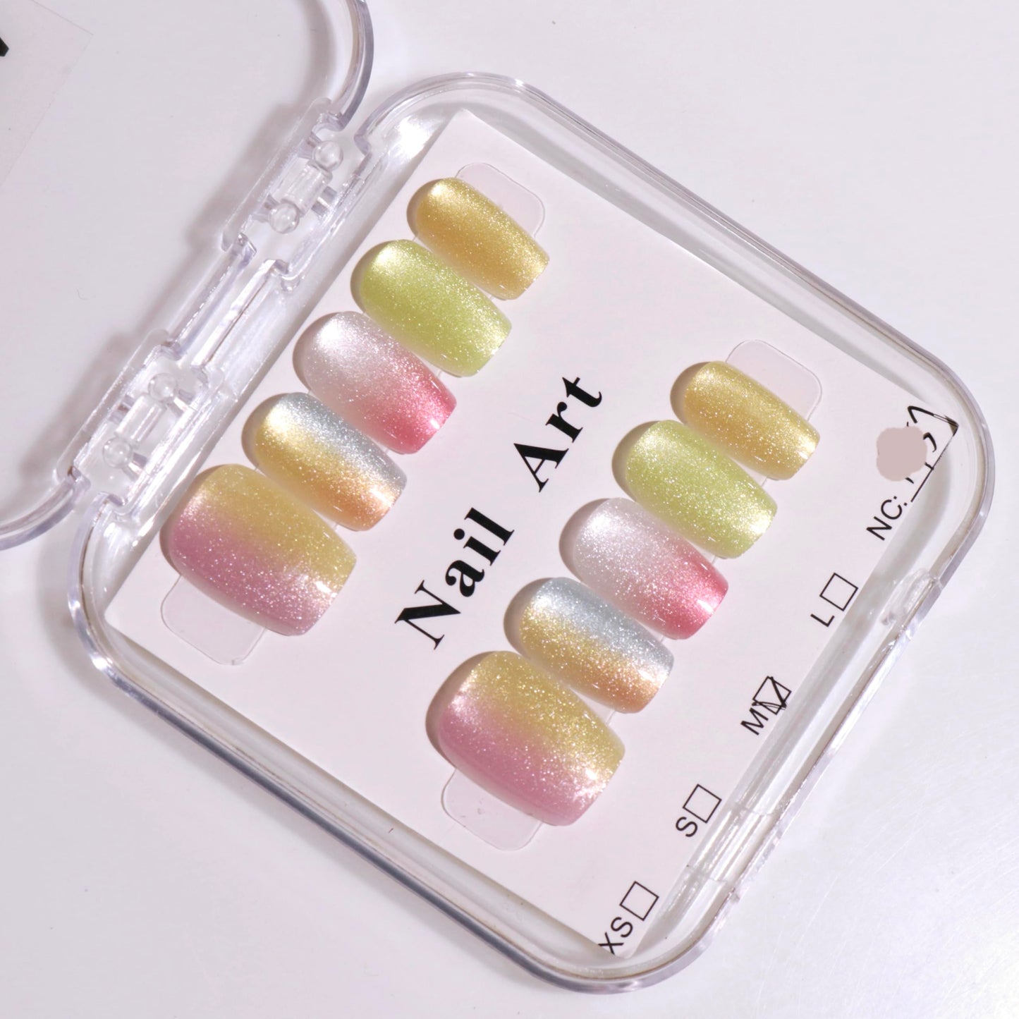 Arketa Cosmetics Premium Reusable Press-On Nails With Application Kit - Effortless Elegance, Redefined