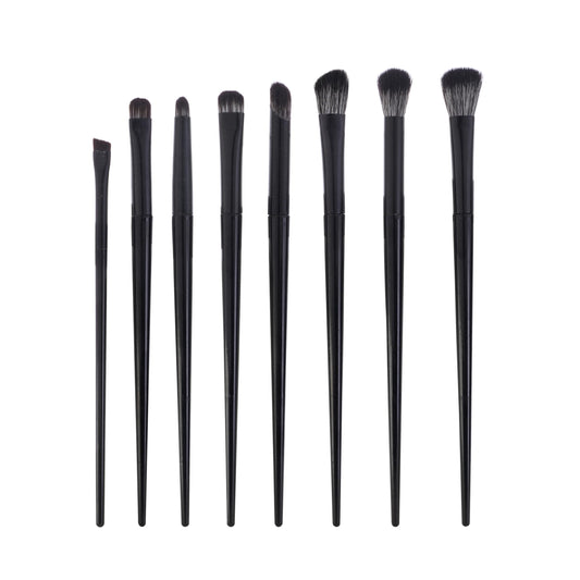 Arketa Cosmetics Eye Makeup Brush Set, 8 Pcs, Black