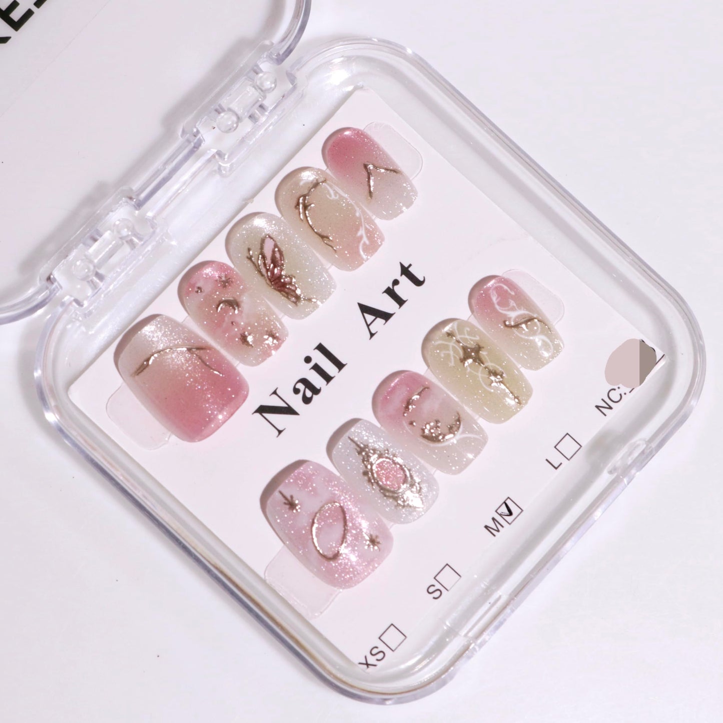 Arketa Cosmetics Premium Reusable Press-On Nails With Application Kit - Effortless Elegance, Redefined